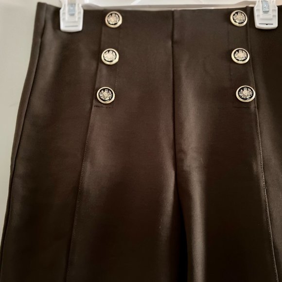 NWT Zara ARMY GREEN leggings/pants BRAND NEW, perfect for the Fall! GREAT FIND!! - Picture 3 of 4